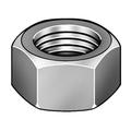 ZORO SELECT HNFI2225-001BX Hex Nut, 2-1/4"-12, Steel, Grade 2, Black Oxide,