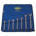 AMPCO SAFETY TOOLS M-41 Combo Wrench Set,3/8-7/8 in,7 Pc