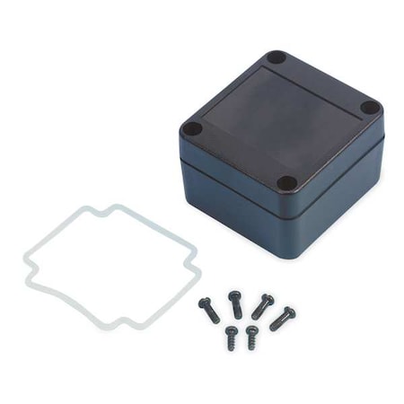 BOX ENCLOSURES BEN-10PBK Electrical Enclosures, 1.6 in H, 2-1/2 in D, 2-1/2 in