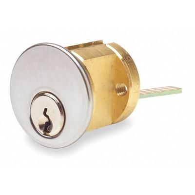 KABA ILCO 7075SC10-26D-KD Lockset Cylinder, Satin Chrome, Keyway Type