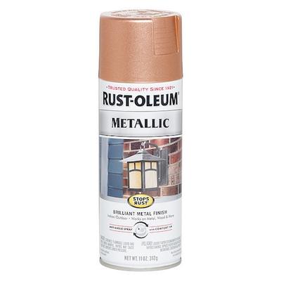 RUST-OLEUM 7273830 Metallic Spray Paint, Copper, Metallic, 11 oz