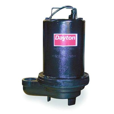 DAYTON 4HU75 Pump,Effluent,1/2 HP