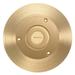 HUBBELL WIRING DEVICE-KELLEMS SF2525 Floor Box Cover,Round,6-1/4 in.,Brass