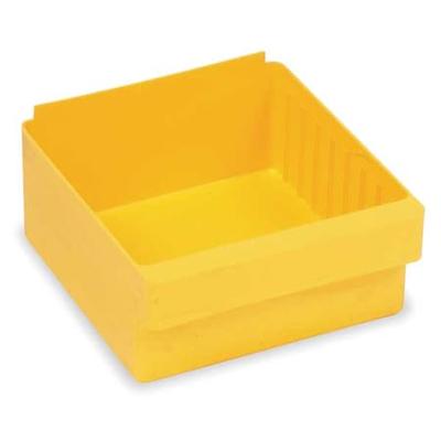 QUANTUM STORAGE SYSTEMS QED701YL Drawer Storage Bin, High Impact Polystyrene,