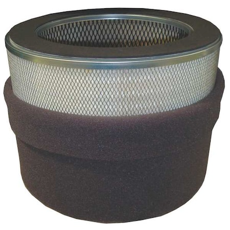SOLBERG 376P Filter Element,Paper,2 Microns