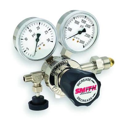 SMITH EQUIPMENT 210-4109 High Purity Gas Regulator, Argon, Helium, Nitrogen,