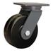 HAMILTON S-CH-83PH-4SL-FB Plate Caster,Swivel,Phenolic,8 in.,3000 lb.