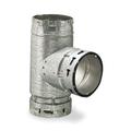 AMERI-VENT 6ET Standard Tee,6" Dia.,11-1/2" L