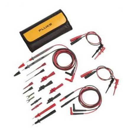 FLUKE TL81A Deluxe Electronic Test Lead Kit, CAT III 300V, 1m, Black, Red