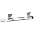 ACCURIDE C 2109-18D Drawer Slide, Side Mount, 3/4 Ext., Soft Close, PK2, 1/2"W