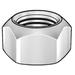 ZORO SELECT SLI9100CAD-005P Top Lock Distorted Thread Lock Nut, 1"-8, Steel,