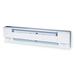 DAYTON 3UG87 96" Electric Baseboard Heater, White, 1504/2000W, 208/240V