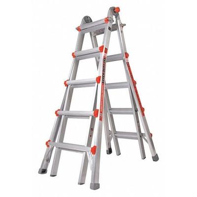 LITTLE GIANT LADDERS 10403 Multipurpose Ladder,22 ft.,IAA,Aluminum