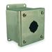 WIEGMANN PB1 Pushbutton Enclosure,30mm,1 Hole,Steel