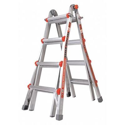 LITTLE GIANT LADDERS 10402 Multipurpose Ladder,17 ft.,IAA,Aluminum