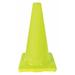 ZORO SELECT 6FHA3 Traffic Cone,18 In.Fluorescent Lime