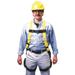 HONEYWELL MILLER 850-4/UYK Full Body Harness, Vest Style, L/XL, Polyester,