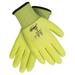 MCR SAFETY N9690HVM Coated Gloves,M,High Visibility Yellow,PR