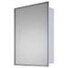 KETCHAM 1622-SM 16" x 22" Residential Surface Mounted SS Framed Medicine Cabinet