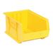 QUANTUM STORAGE SYSTEMS QUS255YL Hang & Stack Storage Bin, Yellow,