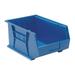 QUANTUM STORAGE SYSTEMS QUS255BL Hang & Stack Storage Bin, Blue, Polypropylene,