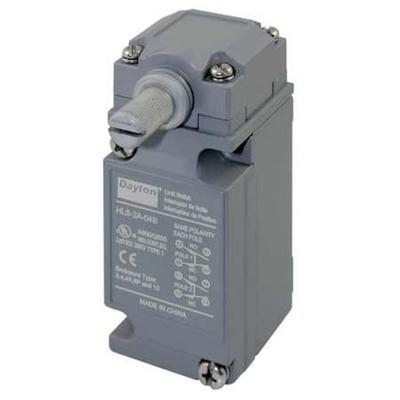 DAYTON 12T887 Heavy Duty Limit Switch, No Lever, Rotary, DPDT, 10A at 600V AC,