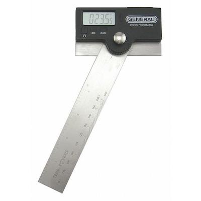 GENERAL TOOLS 1702 Digital Protractor,SS,6 In,0 to 180 deg