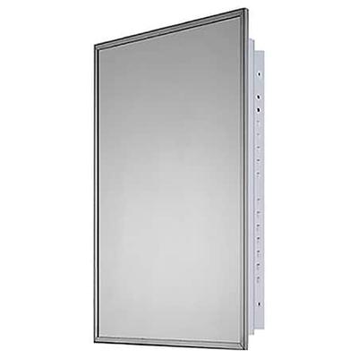KETCHAM 1626 16" x 26" Residential Recessed Mounted SS Framed Medicine Cabinet