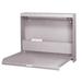 WALL-RITE WW-101-T47 Wall Mounted Desk,20x16-3/8x3-3/8In,Gray