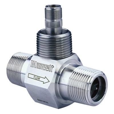BLANCETT B110-500-1/2 Flowmeter,Turbine,7.5 GPM,1/2 In MNPT