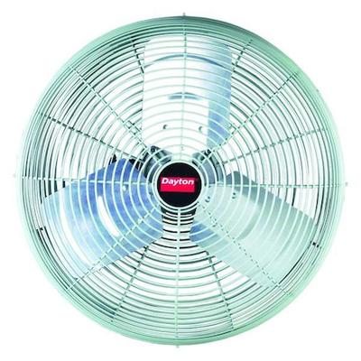 DAYTON 13F045 Standard Duty Industrial Fan, Ceiling, IBeam, Pedestal, Wall