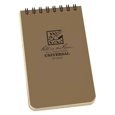 RITE IN THE RAIN 935T All Weather Memo Book,Universal,3 x 5In.