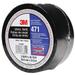 3M 471 Marking Tape,2In W,108 ft. L,Black