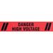 ZORO SELECT 8N027 Safety Warning Tape,Roll,3In W,60 ft. L