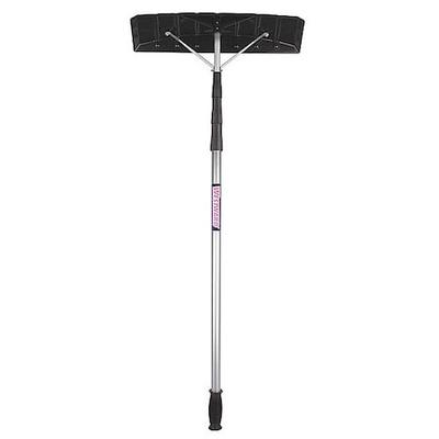 WESTWARD 12U486 Roof Rake with 16 ft.L Aluminum Handle