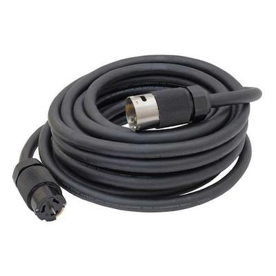 HUBBELL WIRING DEVICE-KELLEMS TPC100 Temporary Power Cord, 50A, 100 ft, 125/250V