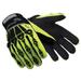 HEXARMOR 4026-XL (10) Hi-Vis Cut Resistant Impact Gloves, A8 Cut Level,