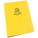 RITE IN THE RAIN 200 1/2" Six Ring Field Round Binder, Yellow/Silver