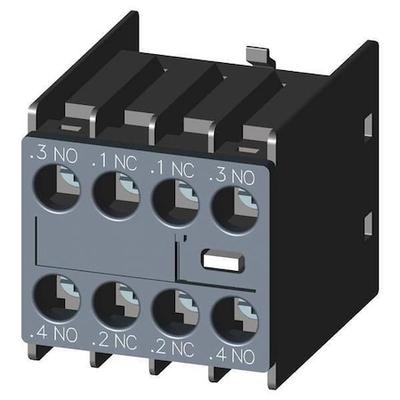 SIEMENS 3RH29111FA22 Auxiliary Contact Block,2NO,2NC