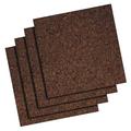 QUARTET 101 Bulletin Board Tiles,Dark,PK4