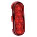 MAXXIMA M63346R Stop/Tail/Turn Light,6LED,6x3In,Oval,Red