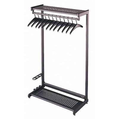 QUARTET 20225 Garment Rack, Black, 36 In