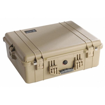 PELICAN 1550 Orange Protective Case, 20.66"L x 17.2"W x 8.4"D