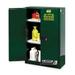 JUSTRITE 894504 Cabinet, Pesticide, Green, 45 Gallon