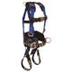 CONDOR 45J269 Full Body Harness, Vest Style, S/M, Polyester, Black/Blue