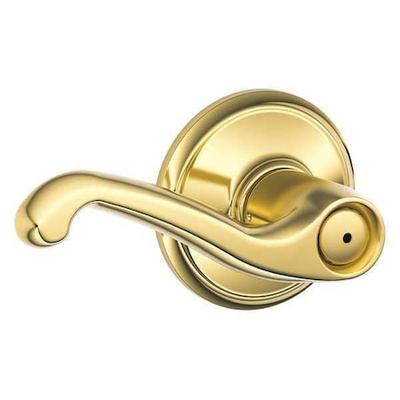 SCHLAGE F40 FLA 605 Lever Lockset,Mechanical,Privacy,Grd. 2