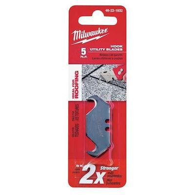 MILWAUKEE TOOL 48-22-1932 Hook Utility Knife Blades, PK5
