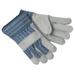 MCR SAFETY 1400XL Leather Palm Gloves,Cowhide Palm,XL,PR