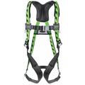 HONEYWELL MILLER AC-QC2/3XL Full Body Harness, 2XL/3XL, Polyester