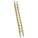 WERNER 7124-2 Fiberglass Extension Ladder, 375 lb Load Capacity